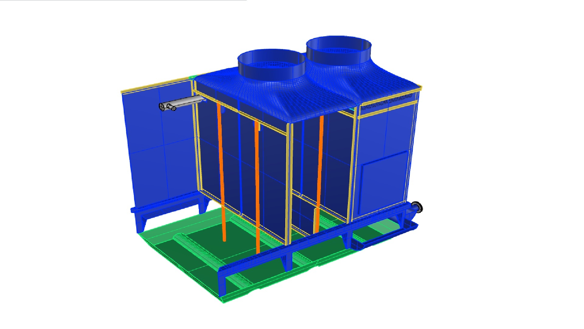 Enfriadora de aire forzado